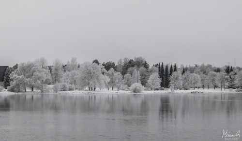 Talvinen maisema, Vuoksi Imatra (4852)