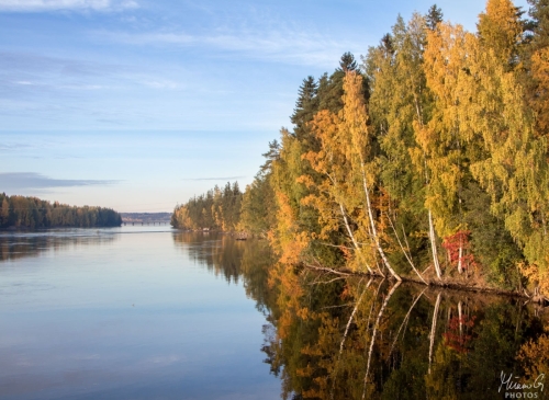 Syksyinen joenvarsi, Vuoksi (7644)